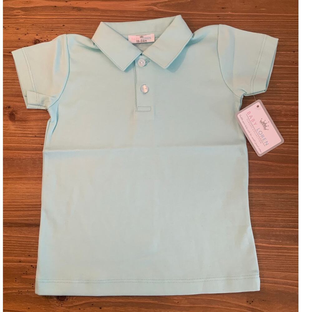 Baby Loren Mint green Polo NWT size 18-24mo‎